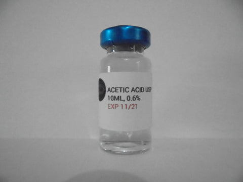 10ml Acetic Acid 0.6%. For IGF-1 Reconstitution.