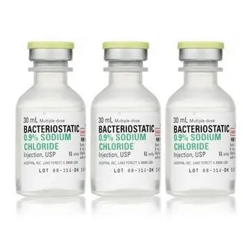 (OUT OF STOCK) Hospira Bacteriostatic Sodium Chloride 30mL. Bacteriostatic Water. Bacteriostatic-Water-UK